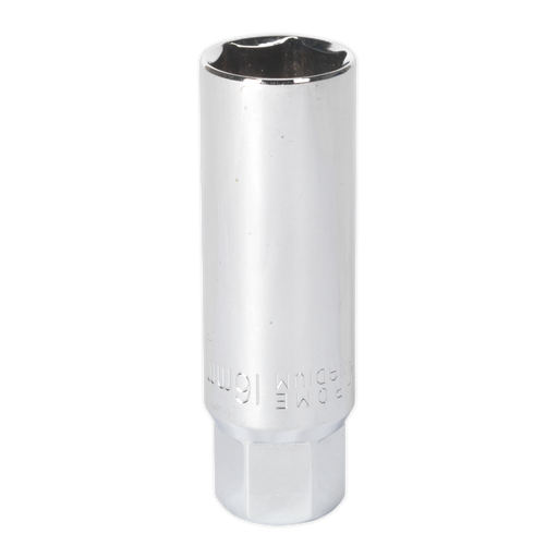 Sealey Thin Wall Spark Plug Socket 16mm 3/8"Sq Drive