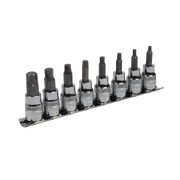 Sealey Premier Hex Socket Bit Set 3/8"Sq Drive 8 Piece
