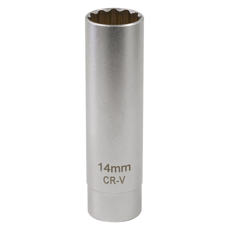 Sealey Spark Plug Socket 3/8"Sq Drive 14mm with Magnetic Retainer