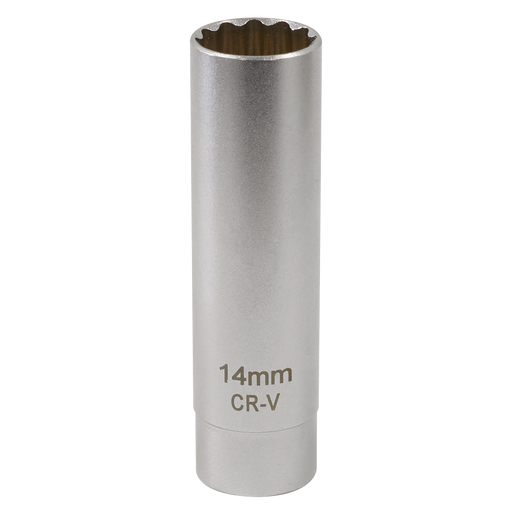 Sealey Spark Plug Socket 3/8"Sq Drive 14mm with Magnetic Retainer