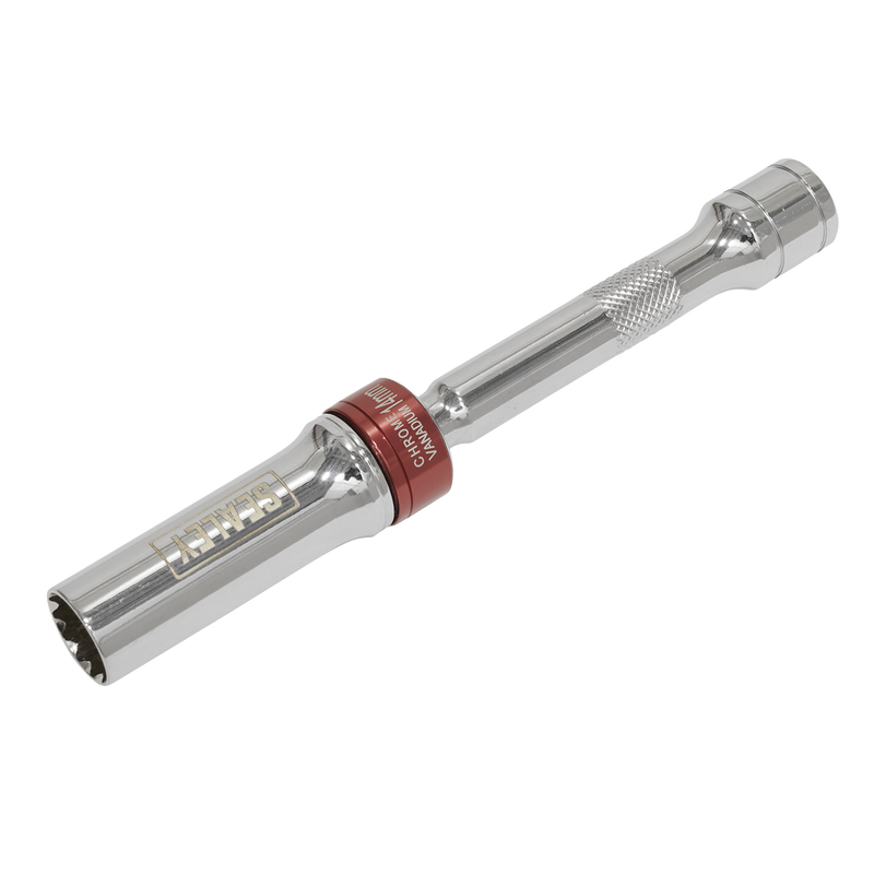 Sealey Spark Plug Socket 3/8"Sq Drive 150mm 14mm