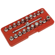 Sealey Oil Drain Plug Key Set 21 Piece 3/8" Square Drive