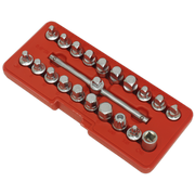 Sealey Oil Drain Plug Key Set 21 Piece 3/8" Square Drive