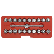 Sealey Oil Drain Plug Key Set 21 Piece 3/8" Square Drive
