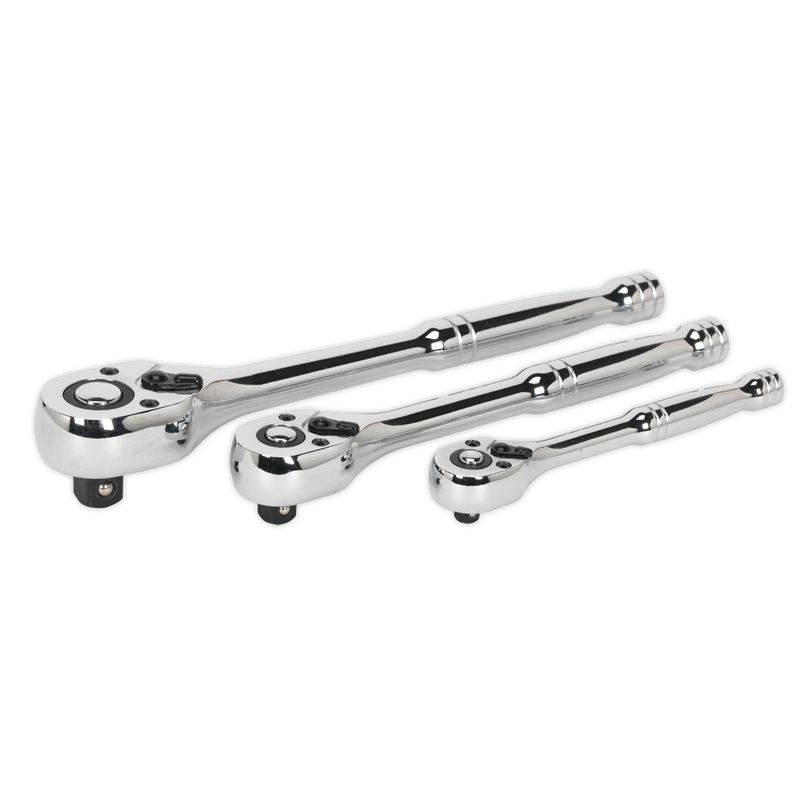 Sealey Premier Ratchet Wrench Set 1/2" Drive 72-Tooth AK6672