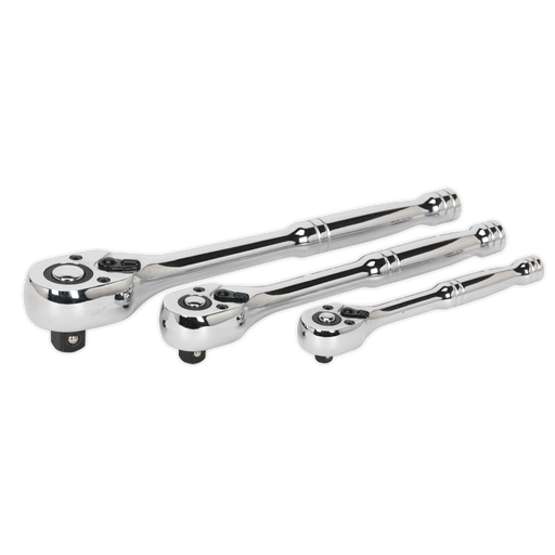 Sealey Premier Ratchet Wrench Set 1/2" Drive 72-Tooth AK6672