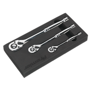 Sealey Premier Ratchet Wrench Set 1/2" Drive 72-Tooth AK6672