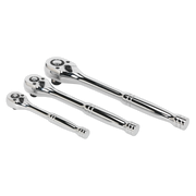 Sealey Premier Ratchet Wrench Set 1/2" Drive 72-Tooth AK6672