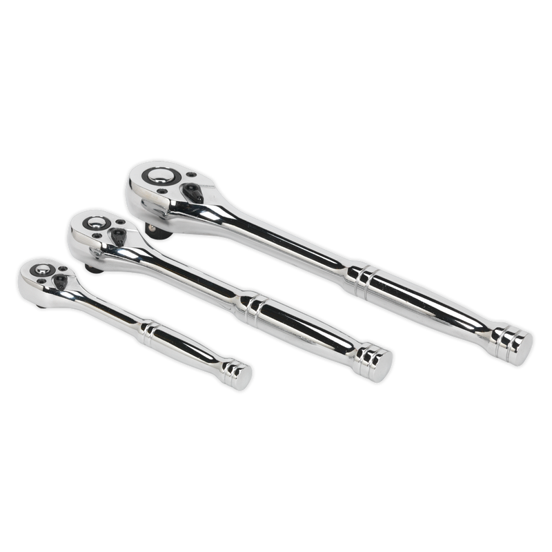 Sealey Premier Ratchet Wrench Set 1/2" Drive 72-Tooth AK6672