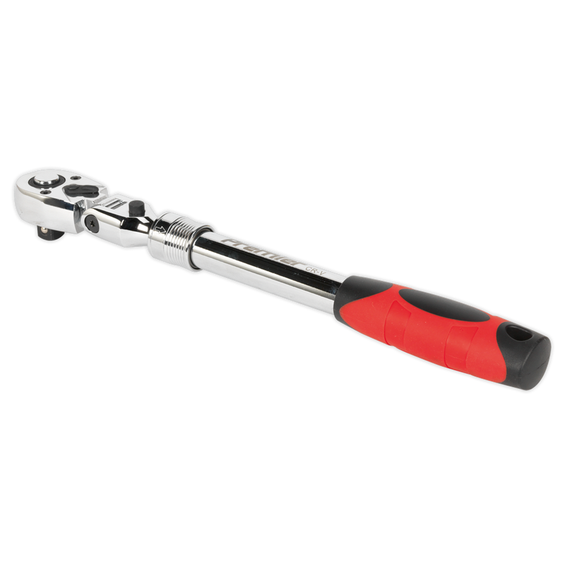 Sealey Premier Ratchet Wrench 1/2"Sq Drive 340-480mm Flexi-Head