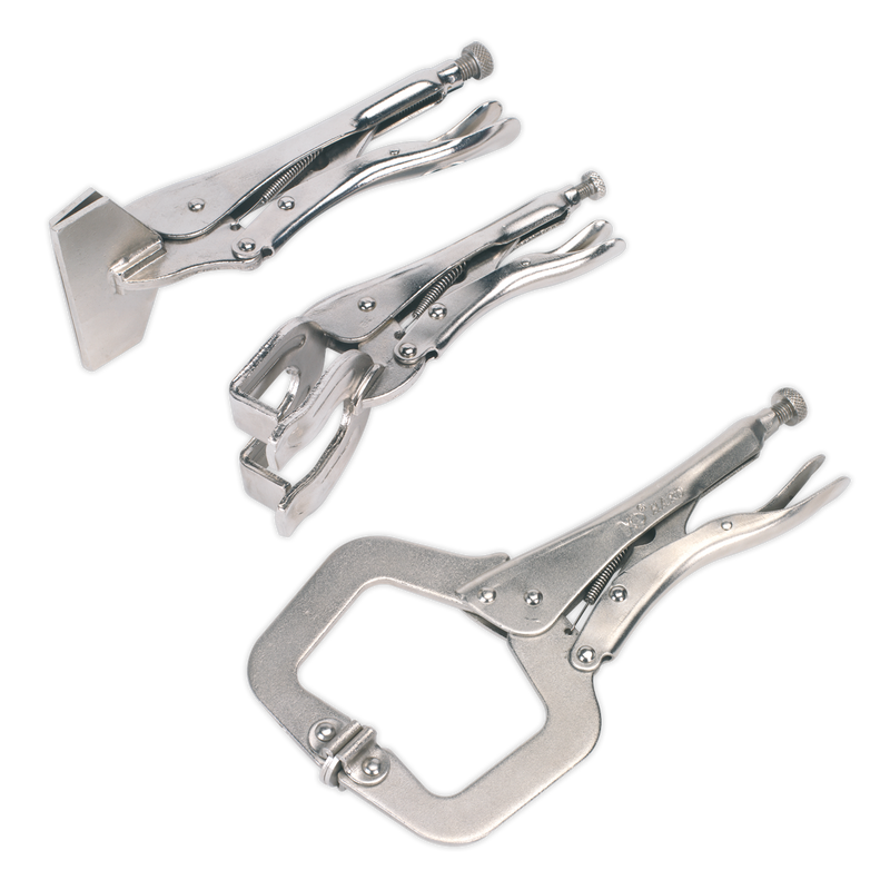 Sealey C-Clamp & Welding Clamp Set 3 Piece AK67