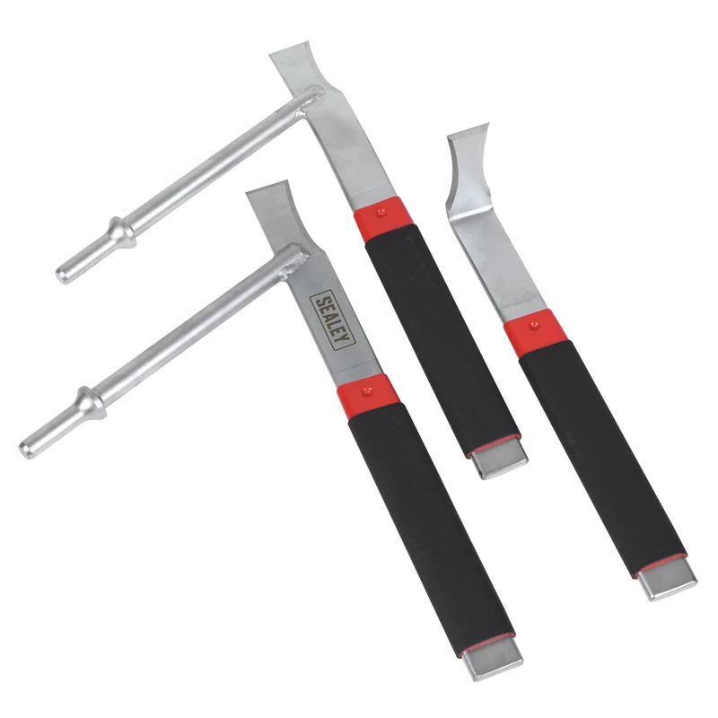 Sealey Air Hammer Panel Seam Splitter Set 3 Piece