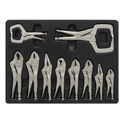 Sealey Premier Locking Pliers Set 10 Piece 125-275mm
