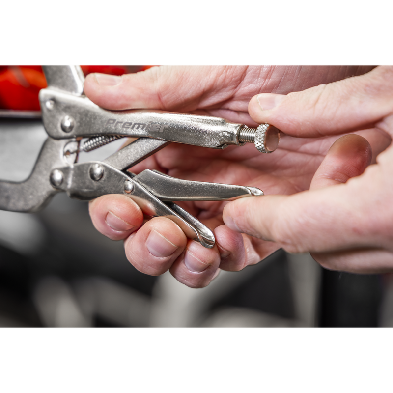 Sealey Premier Locking Pliers Set 10 Piece with Foam Tray AK6802