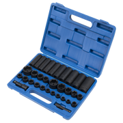 Sealey Premier Impact Socket Set 32 Piece 3/8" & 1/2" Drive AK681
