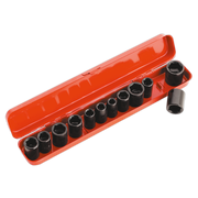 Sealey Premier Impact Socket Set 3/8" Sq Drive 12 Piece