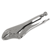 Sealey Premier Locking Pliers Curved Jaws 225mm 47mm Capacity