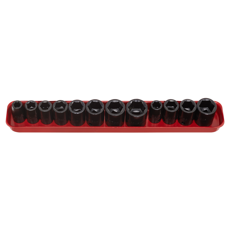 Sealey Premier Impact Socket Set 3/8" Sq Drive 12 Piece