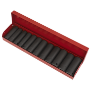 Sealey Premier Deep Impact Socket Set 3/8"Sq Drive 12 Piece