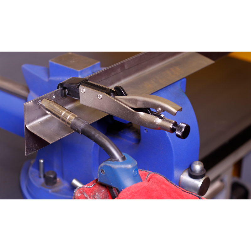 Sealey Premier L-Tip Axial Locking Grip 195mm Jaw Capacity 18mm