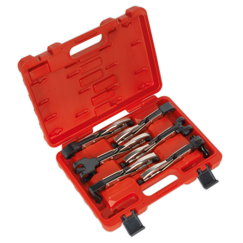 Sealey Premier JJ-Tip Locking Grip Set 6 Piece - 230mm Length