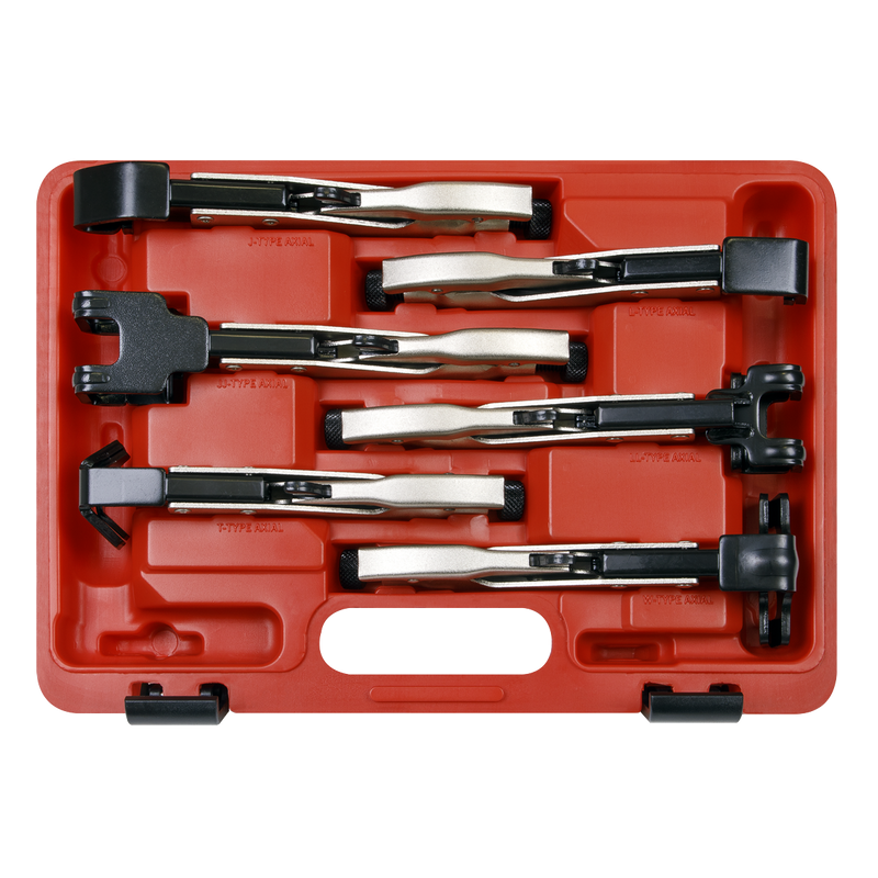 Sealey Premier JJ-Tip Locking Grip Set 6 Piece - 230mm Length