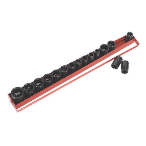 Sealey Premier Impact Socket Set 1/2"Sq Drive 16 Piece
