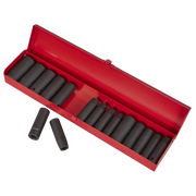 Sealey Premier Deep Impact Socket Set 1/2"Sq Drive 16 Piece