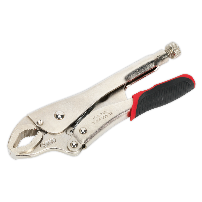 Sealey Premier Quick Release Locking Pliers 220mm Jaw Capacity 45mm