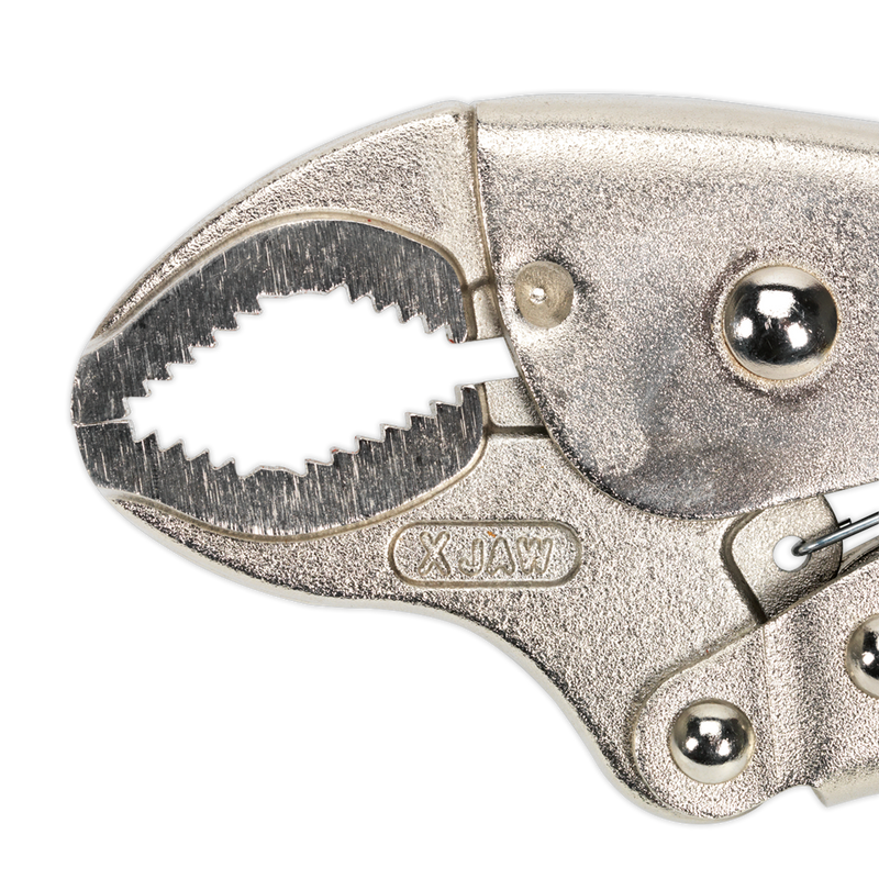 Sealey Premier Quick Release Locking Pliers 220mm Jaw Capacity 45mm