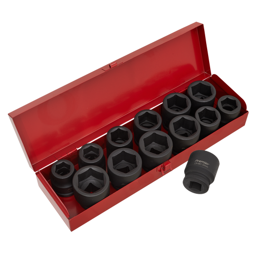 Sealey Premier Impact Socket Set 3/4" Sq Drive 13 Piece