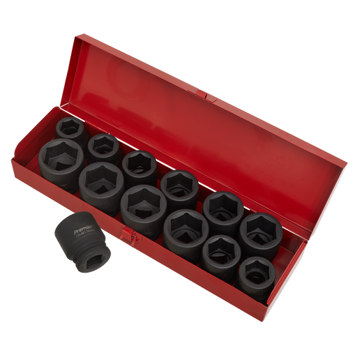 Sealey Premier Impact Socket Set 3/4" Sq Drive 13 Piece