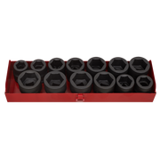 Sealey Premier Impact Socket Set 3/4" Sq Drive 13 Piece