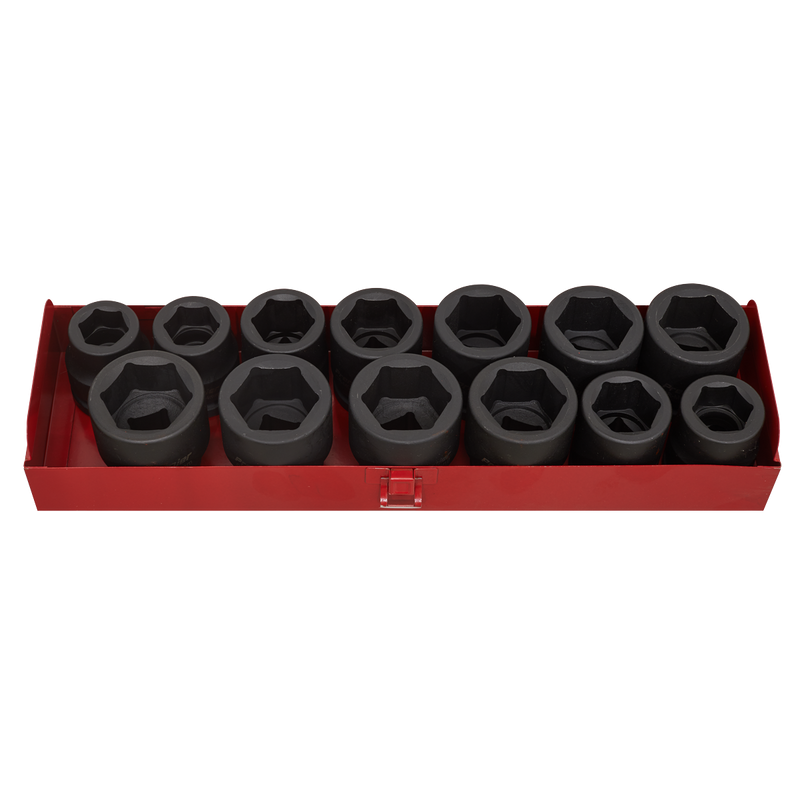Sealey Premier Impact Socket Set 3/4" Sq Drive 13 Piece