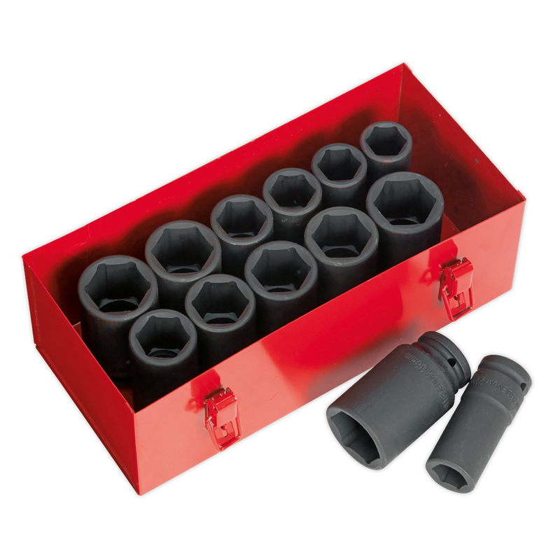 Sealey Premier Deep Impact Socket Set 3/4"Sq Drive 13 Piece