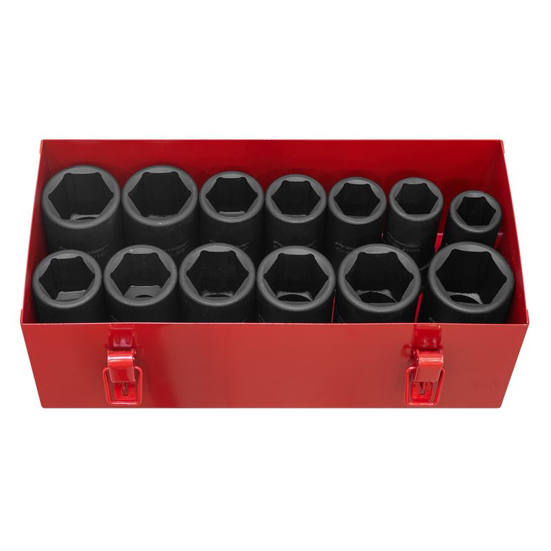 Sealey Premier Deep Impact Socket Set 3/4"Sq Drive 13 Piece