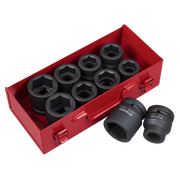 Sealey Premier Impact Socket Set 1" Sq Drive 10 Piece