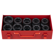 Sealey Premier Impact Socket Set 1" Sq Drive 10 Piece