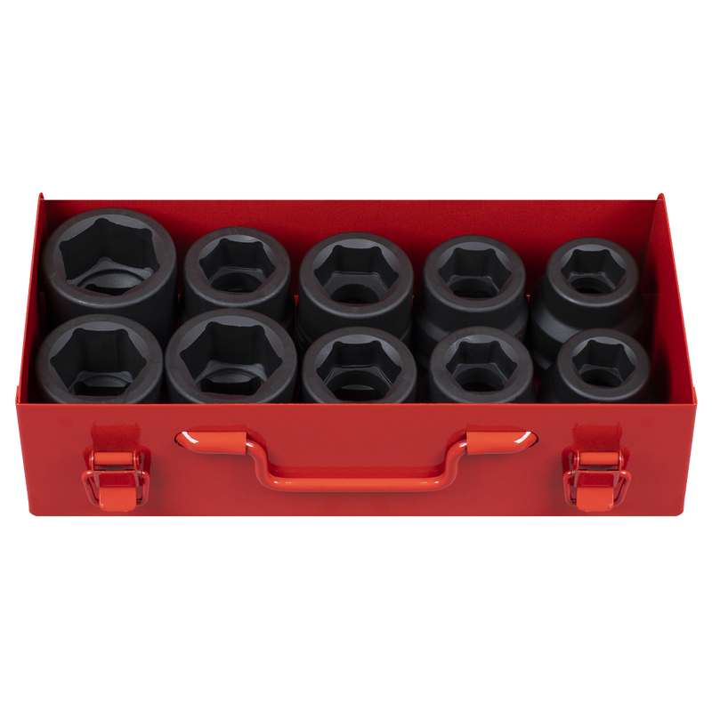 Sealey Premier Impact Socket Set 1" Sq Drive 10 Piece