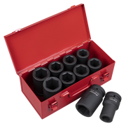 Sealey Premier Deep Impact Socket Set 1"Sq Drive 10 Piece