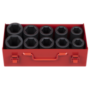 Sealey Premier Deep Impact Socket Set 1"Sq Drive 10 Piece