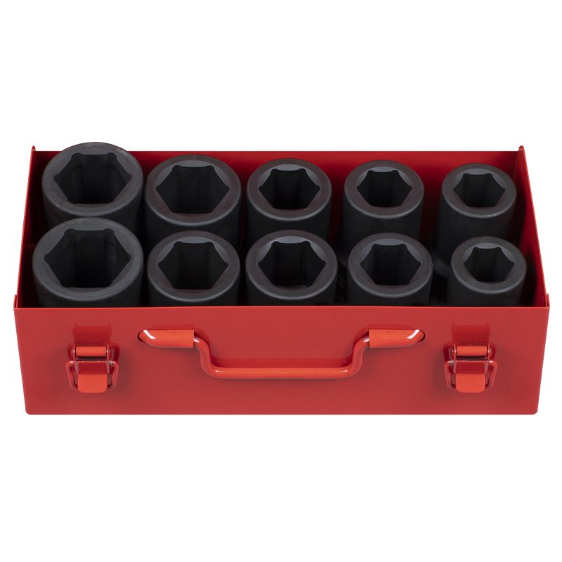 Sealey Premier Deep Impact Socket Set 1"Sq Drive 10 Piece