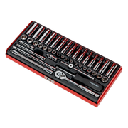 Sealey Premier Socket Set 1/4"Sq Drive 41 Piece Metric/Imperial