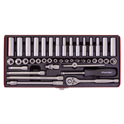 Sealey Premier Socket Set 1/4"Sq Drive 41 Piece Metric/Imperial