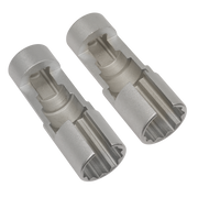 Sealey Slim Profile Diesel Injector Pipe Socket 3/8" Drive 17-18mm