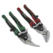 Sealey Premier High Leverage Offset Aviation Tin Snip Set 265mm