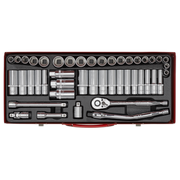 Sealey Premier Socket Set 3/8"Sq Drive 45 Piece