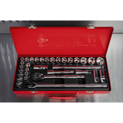 Sealey Premier Socket Set 1/2" Sq Drive 32 Piece