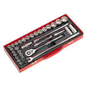 Sealey Premier Socket Set 1/2" Sq Drive 32 Piece