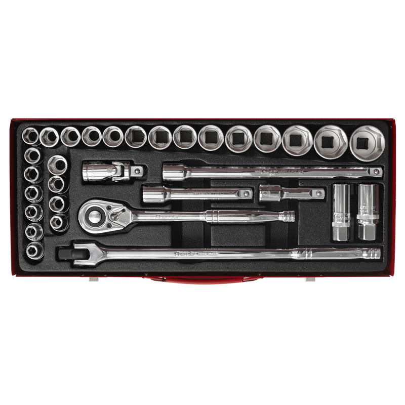 Sealey Premier Socket Set 1/2" Sq Drive 32 Piece